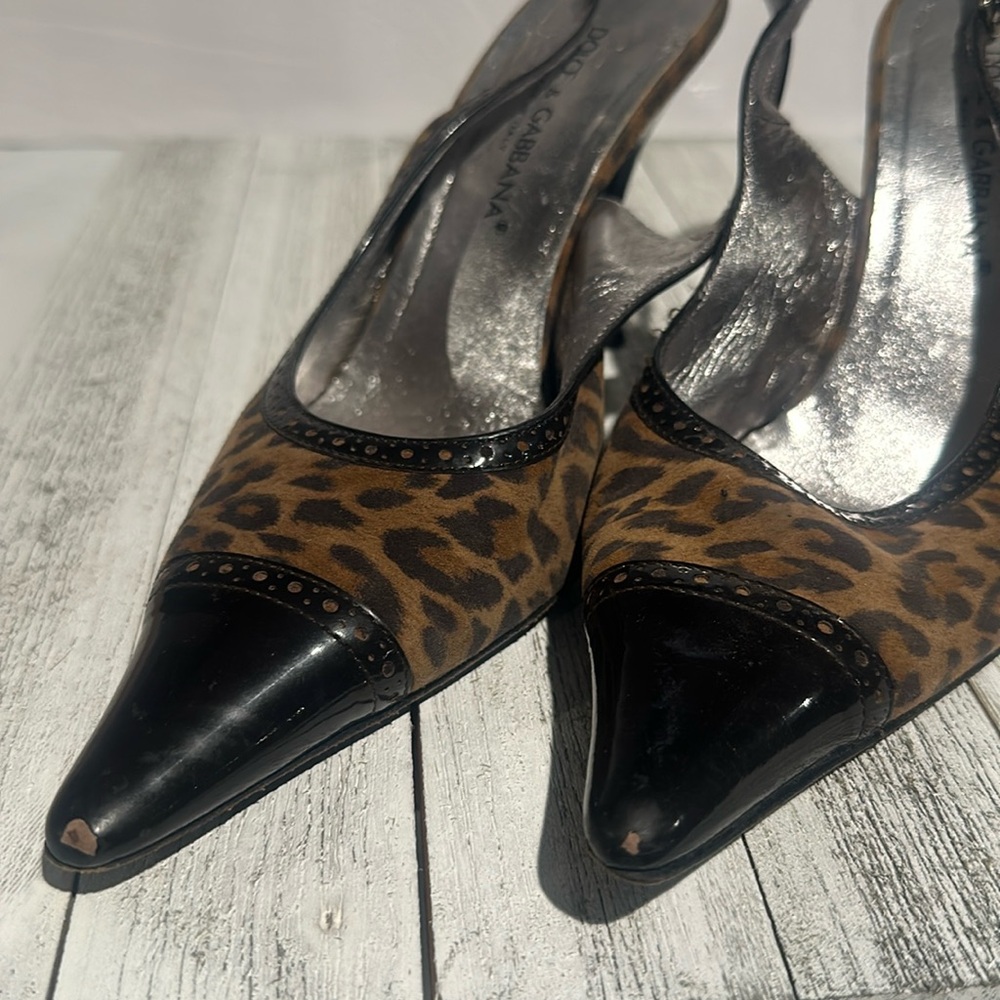 Dolce &Gabbana kitten sling backs